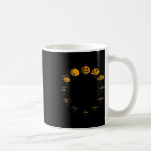 Caneca De Café Ciclo De Vida Da Abóbora Para O Custo Do Dia Das B