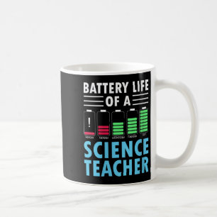 Caneca De Café Ciclo Semanal De Autonomia Da Bateria Para Ciência