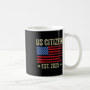 Caneca De Café Cidadania Americana Decoration American New Citize