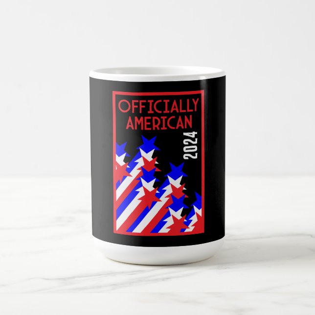 Caneca De Café Cidadania dos EUA concedida (Centro)