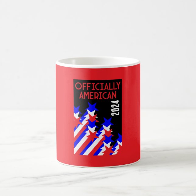 Caneca De Café Cidadania dos EUA concedida (Centro)