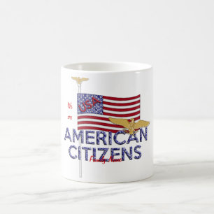 Caneca De Café Cidadão Americano Escondido