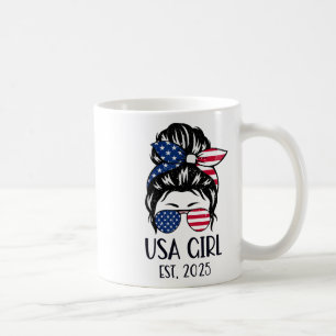 Caneca De Café Cidadão dos EUA Est 2025 Nova Cidadania Americana 