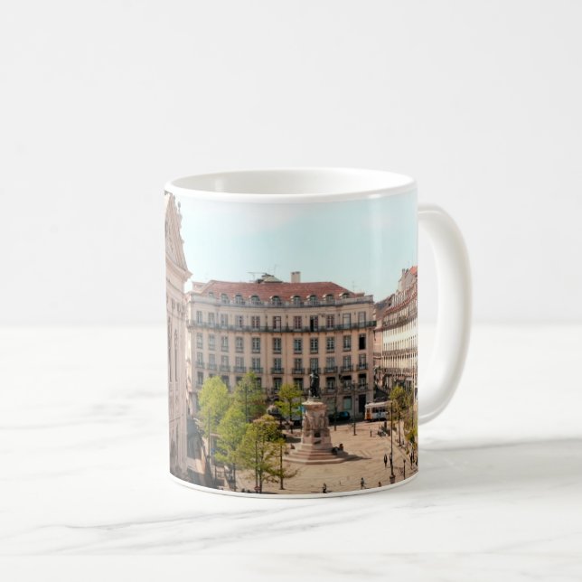 Caneca de café cidade  11 oz cerâmica W-PT ZLE  (Frente Esquerda)