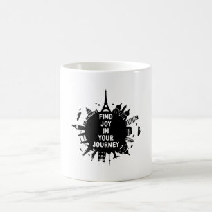 Caneca De Café Cidade Cidade Cidade Cidade Cidade Cityscape Skyli