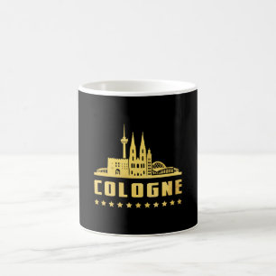 Caneca De Café Cidade da Alemanha Colônia Cidade de Cityscape Fu