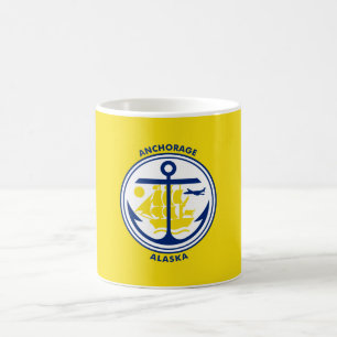 Caneca De Café Cidade de Anchorage (Alasca)