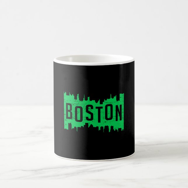 Caneca De Café Cidade de Boston EUA Cidade Cidade Cidade Cidade d (Centro)