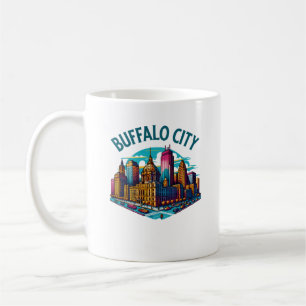 Caneca De Café Cidade de Búfalo Nova York EUA