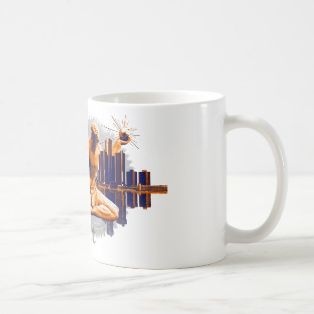 Caneca De Café Cidade de Detroit (Direita)