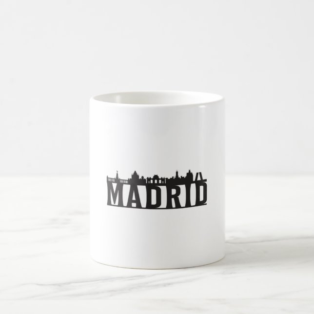 Caneca De Café Cidade de Espanha de Madri - Cidade do Skyline Cit (Centro)