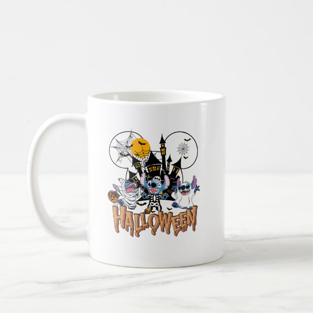 Caneca De Café cidade de halloween (Esquerda)