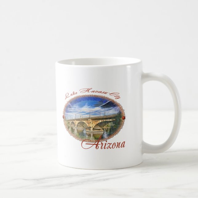 Caneca De Café Cidade de Lake Havasu, arizona (Direita)