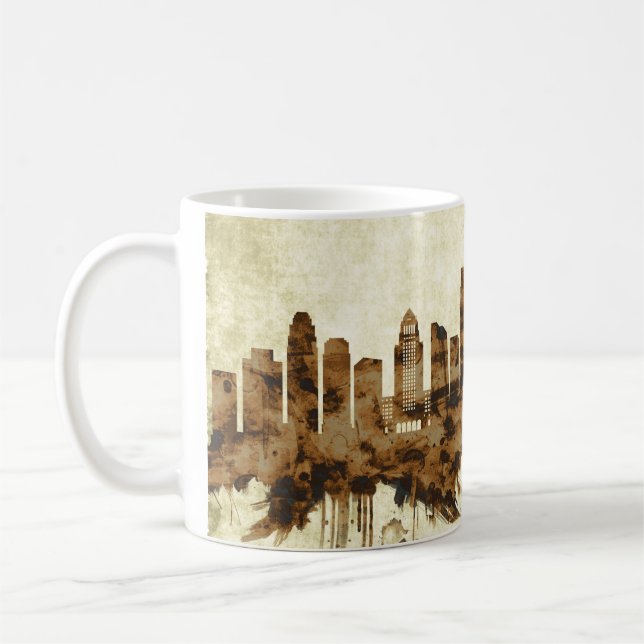 Caneca De Café Cidade de Los Angeles Califórnia (Esquerda)
