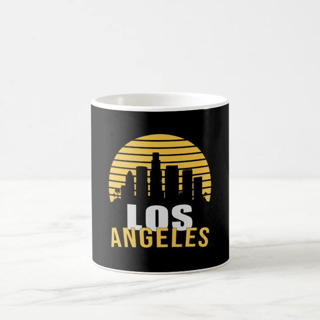 Caneca De Café Cidade de Los Angeles EUA Cidade Cityscape Skyline (Centro)