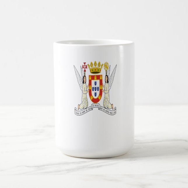Caneca De Café Cidade De Macau Brasão - Escudo da Cidade Históric (Centro)