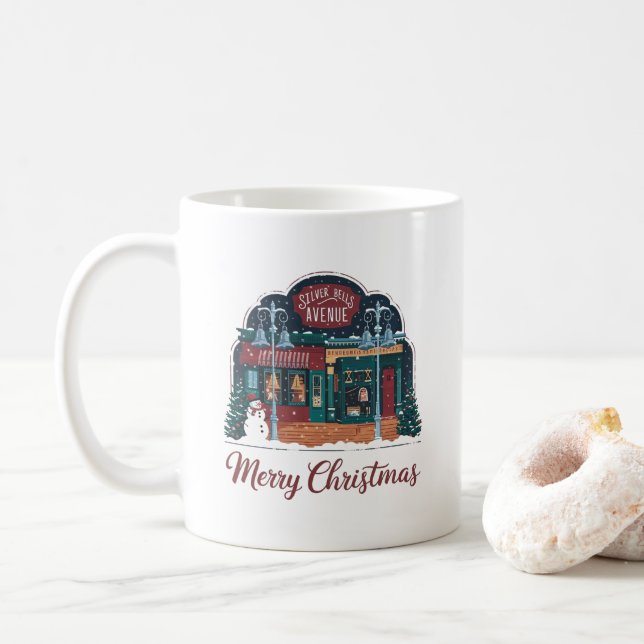 Caneca De Café Cidade de Natal estilo 50 (Com Donut)