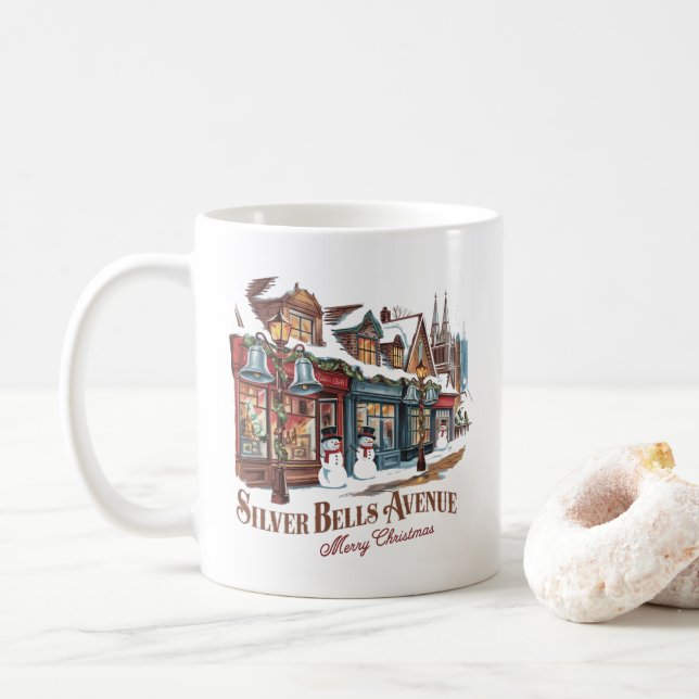Caneca De Café Cidade de Natal estilo 50 (Com Donut)