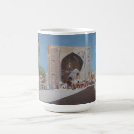 Caneca De Café Cidade de Samarkand na Ásia Central