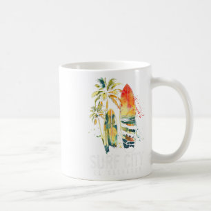 Caneca De Café Cidade de Surf El Salvador Surfista Vintage