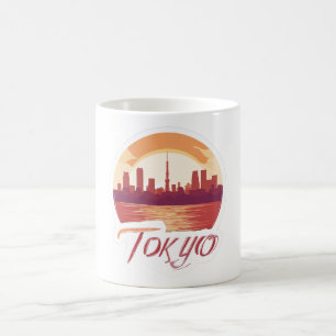 Caneca De Café Cidade de Tóquio