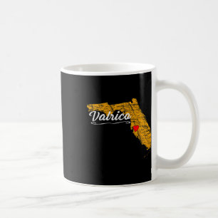 Caneca De Café Cidade De Valrico Florida Souvenir De Férias -