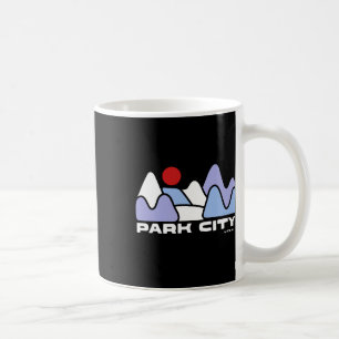 Caneca De Café Cidade do Parque Utah Montanha Caminhada Esqui Esp