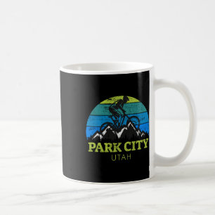 Caneca De Café Cidade do Parque Utah Mountain Bike Viagem Férias
