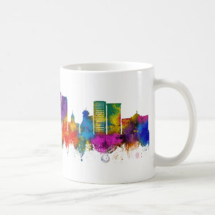 Caneca De Café Cidade do Quebec - Canadá - Skyline