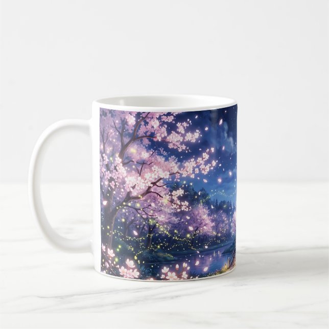 Caneca De Café Cidade Fantasia e Castelo (Esquerda)