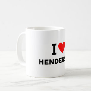 Caneca De Café cidade Henderson Estados Unidos América EUA amor o