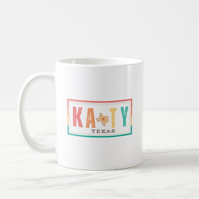 Caneca De Café Cidade natal de Katy Texas (Esquerda)