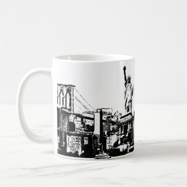 Caneca De Café Cidade que o inspira (Esquerda)
