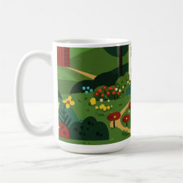 Caneca De Café Cidade rural