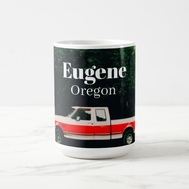 Caneca De Café Cidade universitária de Eugene - Oregon (Centro)