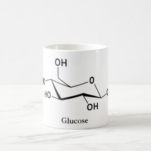Caneca De Café Ciência da química da molécula do açúcar da
