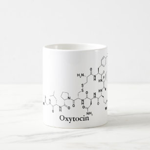 Caneca De Café Ciência da química da molécula do amor do Oxytocin