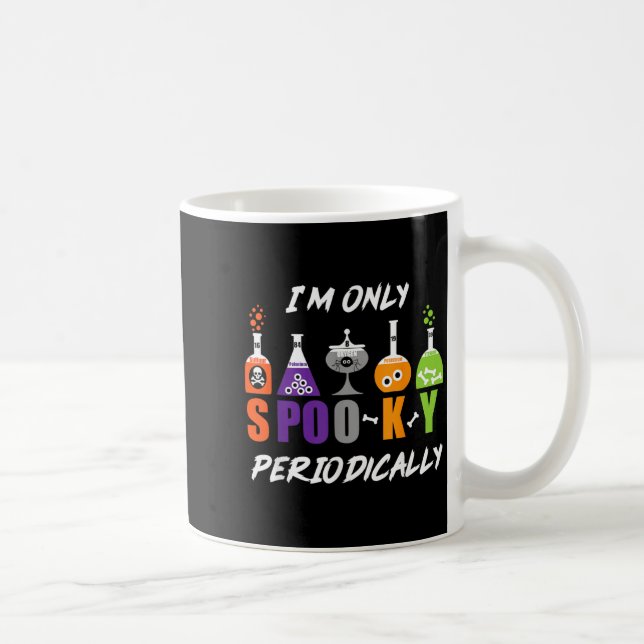 Caneca De Café Ciência do Dia das Bruxas (Direita)
