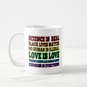 Caneca De Café Ciência é a verdadeira vida negra