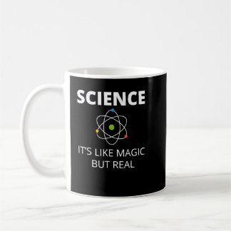 Caneca De Café Ciência É Como Magia Mas Cientista Geek Real