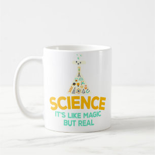 Caneca De Café Ciência É Como Magia Mas É Real Crianças Cientista