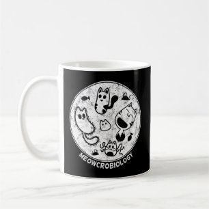 Caneca De Café Ciência em Distância Bactérias Gatos Bactérias Mic