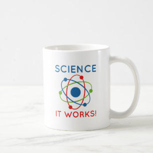 Caneca De Café Ciência Funciona!