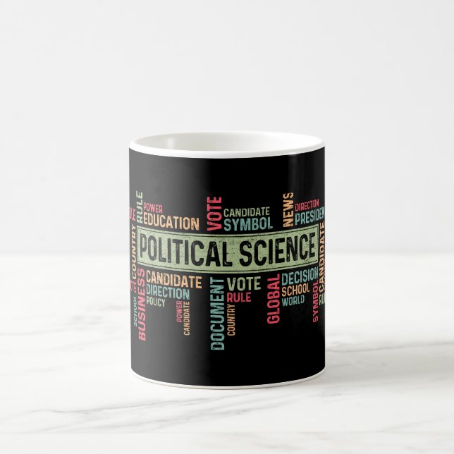 Caneca De Café Ciência Política (Centro)