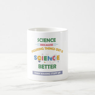 Caneca De Café Ciência Porque Descobrir Melhor Que Coisas