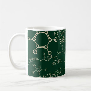 Caneca De Café Ciência, química, padrão de laboratório de safra