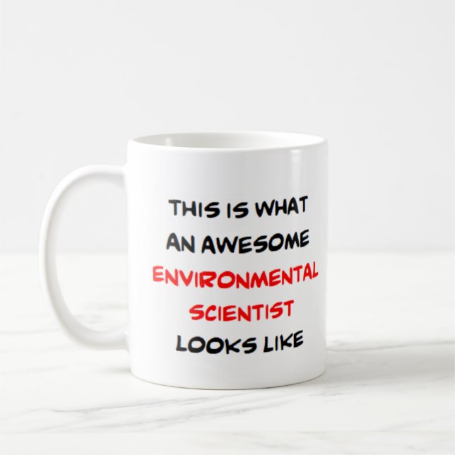 Caneca De Café cientista ambiental, incrível (Esquerda)