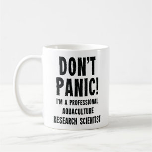 Caneca De Café Cientista de Pesquisa em Aquicultura