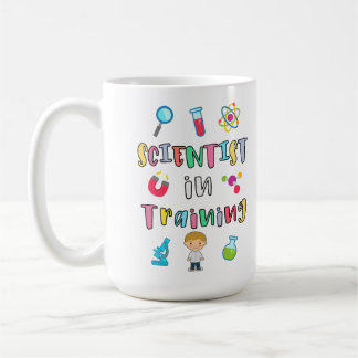 Caneca De Café Cientista em Treinamento para Jovens Cientistas