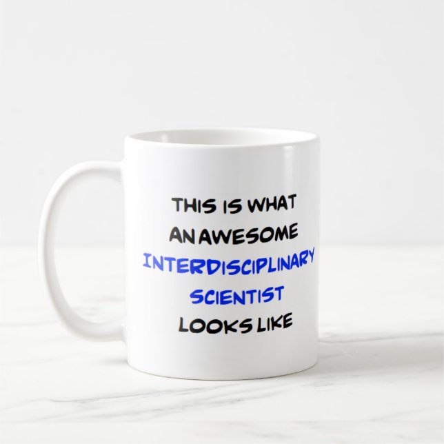 Caneca De Café cientista interdisciplinar, incrível (Esquerda)